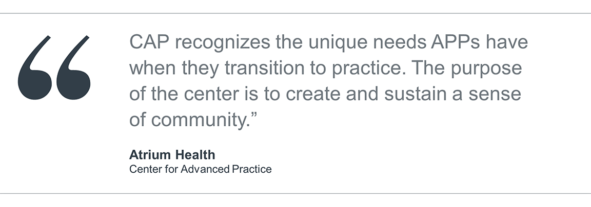 CAP recognizes the unique needs APPs have quote