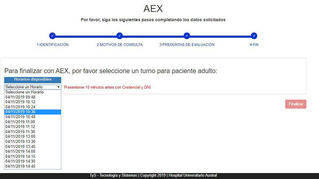 Austral 6 minute wait time