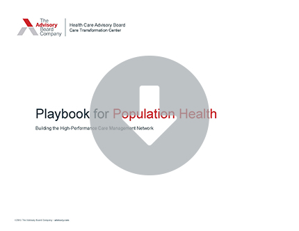 Playbook for Population Health