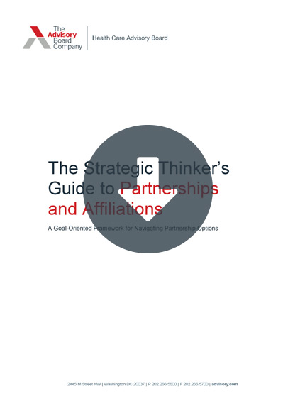 Strategic thinker's guide to partnerships and affiliations