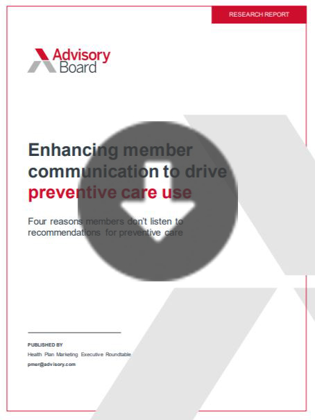 Enhancing member communication to drive preventive care use report cover