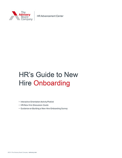 HR's Guide to New Hire Onboarding