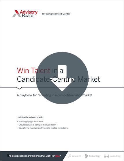  Win talent in a candidate-centric market 