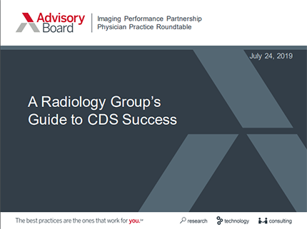 Radiology's Guide to CDS
