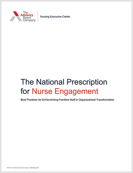 The National Prescription for Nurse Engagement