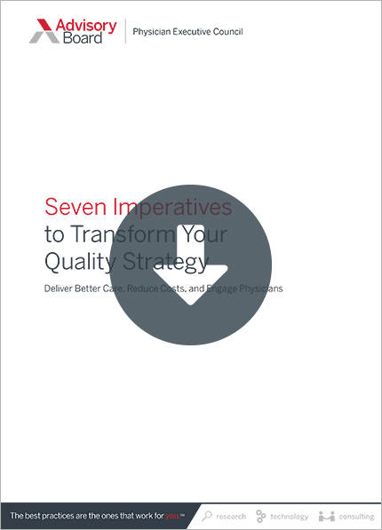  Seven imperatives to transform your quality strategy 