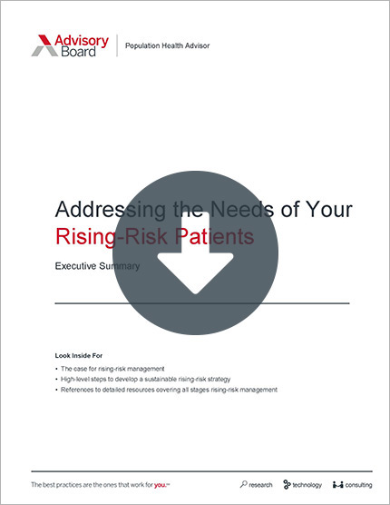 addressing the needs of rising-risk patients